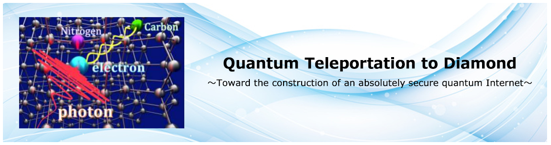 Quantum teleportation to diamonds